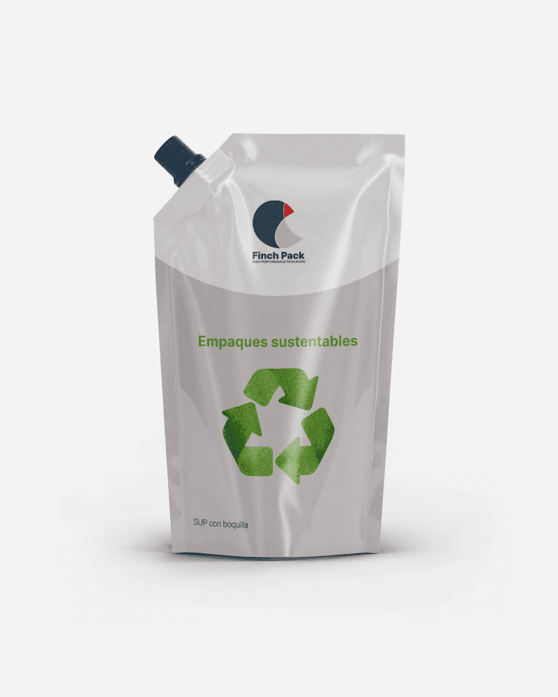 Imagen de Stand Up Pouch con Boquilla Esquinada Reciclable